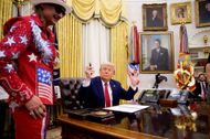 President Trump Signs Executive Orders In The Oval Office (Image via Getty)